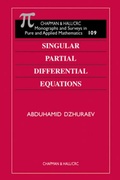 Cover: Singular Partial Differential Equations - Chapman & Hall/CRC