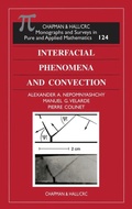 Cover: Interfacial Phenomena and Convection - Chapman & Hall/CRC