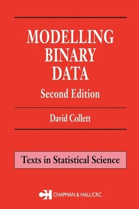 Abbildung von: Modelling Binary Data - Chapman & Hall/CRC