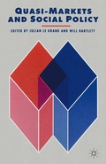 Cover: Quasi-Markets and Social Policy - Red Globe Press