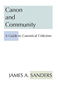 Enlarge image Cover: Canon and Community - Wipf & Stock Publishers