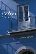 Cover: The Letter of Aristeas - Wipf & Stock Publishers