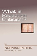 Cover: What Is Redaction Criticism? - Wipf & Stock Publishers