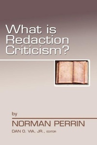 Abbildung von: What Is Redaction Criticism? - Wipf & Stock Publishers