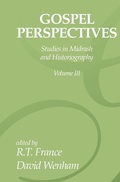 Cover: Gospel Perspectives, Volume 3 - Wipf and Stock