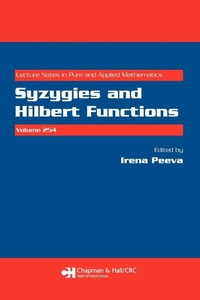 Abbildung von: Syzygies and Hilbert Functions - Chapman & Hall/CRC