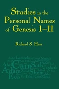 Cover: Studies in the Personal Names of Genesis 1-11 - Eisenbrauns