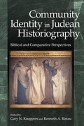 Cover: Community Identity in Judean Historiography - Eisenbrauns