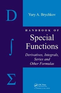 Enlarge image Cover: Handbook of Special Functions - Chapman & Hall/CRC