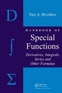 Abbildung von: Handbook of Special Functions - Chapman & Hall/CRC