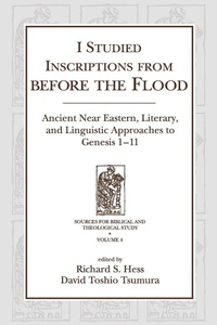 Enlarge image Cover: I Studied Inscriptions from Before the Flood - Eisenbrauns