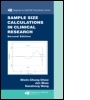 Cover: Sample Size Calculations in Clinical Research, Second Edition - Chapman & Hall/CRC