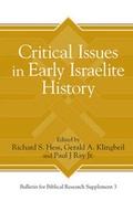 Cover: Critical Issues in Early Israelite History - Eisenbrauns