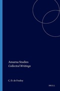 Cover: Amarna Studies - Eisenbrauns
