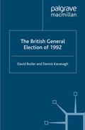 Cover: The British General Election of 1992 - Palgrave Macmillan