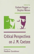 Cover: Critical Perspectives on J. M. Coetzee - Palgrave Macmillan