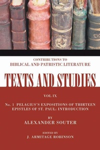 Bild: Pelagius's Expositions of Thirteen Epistles of St. Paul - Wipf & Stock Publishers