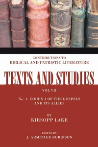 Bild: Codex 1 of the Gospels and Its Allies - Wipf & Stock Publishers