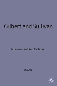 Enlarge image Cover: Gilbert and Sullivan - Palgrave Macmillan