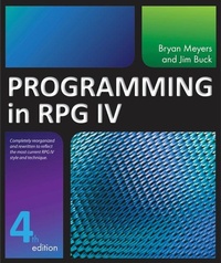 Enlarge image Cover: Programming in RPG IV - MC Press, LLC