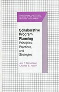 Enlarge image Cover: Collaborative Program Planning - Krieger Publishing Company