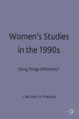 Cover: Women's Studies in the 1990s - Palgrave Macmillan