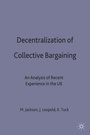 Cover: Decentralization of Collective Bargaining - Palgrave Macmillan
