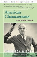 Cover: American Characteristics and Other Essays - iUniverse