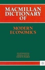 Cover: Dictionary Of Modern Economics - Palgrave Macmillan