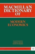 Cover: Dictionary Of Modern Economics - Palgrave Macmillan