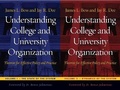 Cover: Understanding College and University Organization - Routledge