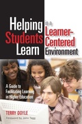 Cover: Helping Students Learn in a Learner-Centered Environment - Stylus Publishing