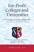 Cover: For-Profit Colleges and Universities - Routledge