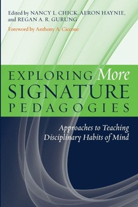 Enlarge image Cover: Exploring More Signature Pedagogies - Stylus Publishing
