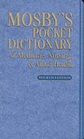 Cover: Mosby's Pocket Dictionary of Medicine, Nursing, and Allied Health - Mosby