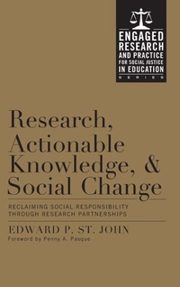 Enlarge image Cover: Research, Actionable Knowledge, and Social Change - Stylus Publishing