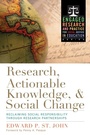 Cover: Research, Actionable Knowledge, and Social Change - Stylus Publishing
