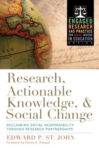 Enlarge image Cover: Research, Actionable Knowledge, and Social Change - Stylus Publishing