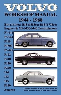 Abbildung von: Volvo 1944-1968 Workshop Manual PV444, PV544 (P110), P1800, PV445, P122 (P120 & Amazon), P210, P130, P220, 144, 142 & 145 - TheValueGuide