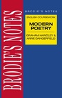 Cover: Handley: Modern Poetry - Red Globe Press