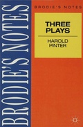 Cover: Pinter: Three Plays - Red Globe Press