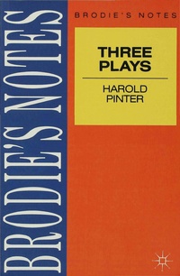Enlarge image Cover: Pinter: Three Plays - Red Globe Press