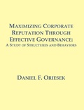 Cover: Maximizing Corporate Reputation Through Effective Governance - Dissertation.com