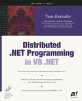 Cover: Distributed .NET Programming in VB .NET - APress