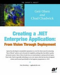 Enlarge image Cover: Creating a .NET Enterprise Application - Apress