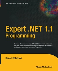Enlarge image Cover: Expert .NET 1.1 Programming - APress