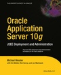 Cover: Oracle Application Server 10g - APress