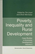 Cover: Poverty, Inequality and Rural Development - Palgrave Macmillan