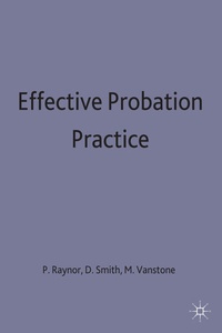 Enlarge image Cover: Effective Probation Practice - Red Globe Press