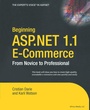 Cover: Beginning ASP.NET 1.1 E-Commerce - APress